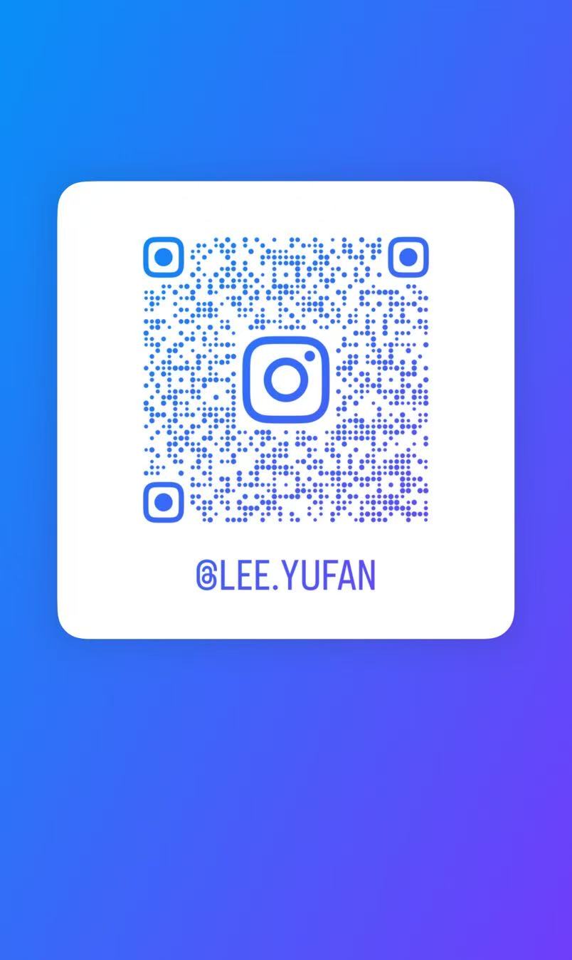 Yufan Li Instagram 二维码